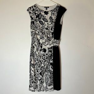 Chaps form fitting midi dress